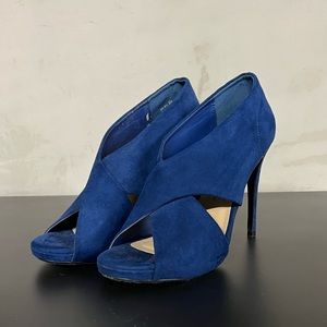 Chinese Laundry blue open toe high heels